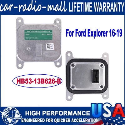 LED Headlight Ballast Control Module Unit For Ford Explorer 16-19 HB53-13B626-B - Image 1 of 4