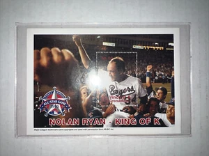 Nolan Ryan - Gedenkmarke "King of K" (ICS - 1933) - Bild 1 von 2