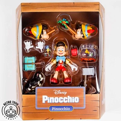 PINOCCHIO Super7 Ultimates Deluxe Action Figur NEU & OVP Disney