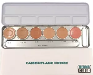 Kryolan Dermacolor Camouflage 6 Shade Palette Delhi 1 - Picture 1 of 5