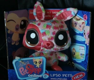 Hasbro Littlest Pet Shop 10" Stuffed Toy Pink NEw - Picture 1 of 3