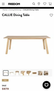 Brand New Freedom Timber Dining Table - Picture 1 of 4