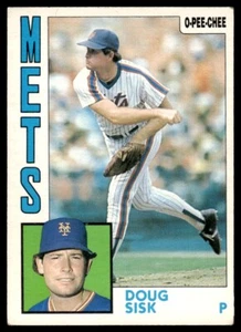 1984 O-Pee-Chee Doug Sisk Rookie New York Mets #21 R186 - Picture 1 of 2
