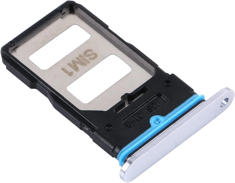 CARRELLO LETTORE SIM + SD CARD XIAOMI MI 10T / MI 10T PRO 5G SILVER ARGENTO - Immagine 1 di 1