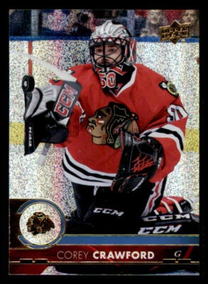 2017-18 Upper Deck Gold Rainbow Foil SSP #40 Corey Crawford - Image 1 of 2
