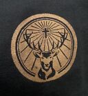 JAGERMEISTER Brand New Official Logo T-shirt Mens XL Forest Green & Gold Deer
