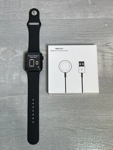 Apple Watch Series 3 38mm Stainless Steel Sapphire Crystal GPS+Cellular W/ Band - Picture 1 of 7