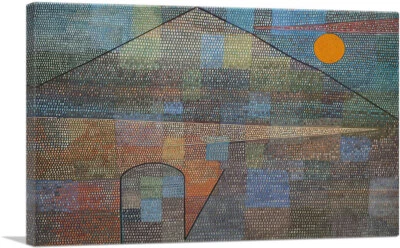 Impresión artística en lienzo de Paul Klee Ad Parnassum 1932 Foto 1 de 4