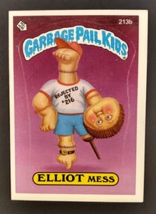 1986 Topps Garbage Pail Kids Elliot Mess #213b Series 6 - Picture 1 of 2