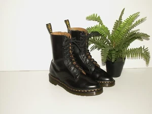 Dr. Martens ALIX black leather zipper boots uk 4 eu 37 us 6 (d1181) - Picture 1 of 10