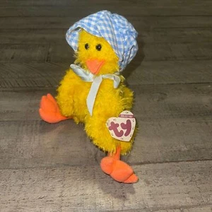 TY BEANIE BABY BABIES WITH TAG 1993 ATTIC TREASURES DUCK BONNIE EASTER - Picture 1 of 3