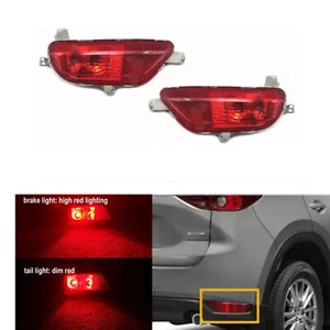 Luces antiniebla traseras de freno de parachoques trasero JDM LED con cable de bombilla para Mazda CX-5 2017-2020 - Imagen 1 de 6