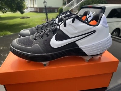 NEW Nike Nike Alpha Huarache ELT 2 Low Baseball Metal Cleats AJ6873 004 US 9 - Image 1 of 4