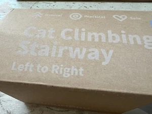 Wall-Mounted Cat Climbing Stairway/Ladder Jumping Platform Left To Right New G45 - Picture 1 of 12