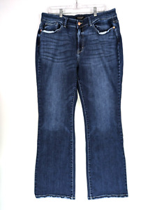Judy Blue Boot Cut High Waisted Dark Wash Distressed Jeans Size 18W JB82315DK-PL