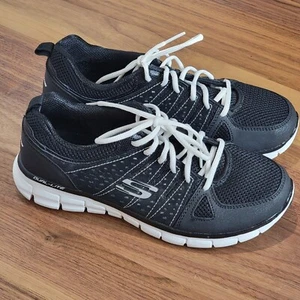 Skechers Women's Size 7.5 Synergy Sneakers 11963S Black Lace Up Athletic Clean - Bild 1 von 7