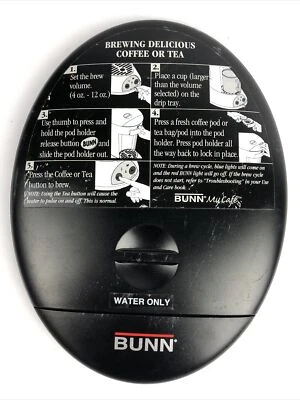 BUNN MCA My Cafe Pourover Commercial Coffee Replacemen part - Sliding Lid FSTSHP - Image 1 of 3