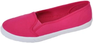 Mocassini slip on dolci retrò BASIC anni 50 - rosa rockabilly - Foto 1 di 1