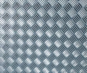 2MX45CM SILVER CHECKER PLATE CRISS CROSS SELF ADHESIVE STICKY BACK PLASTIC VINYL - Picture 1 of 6