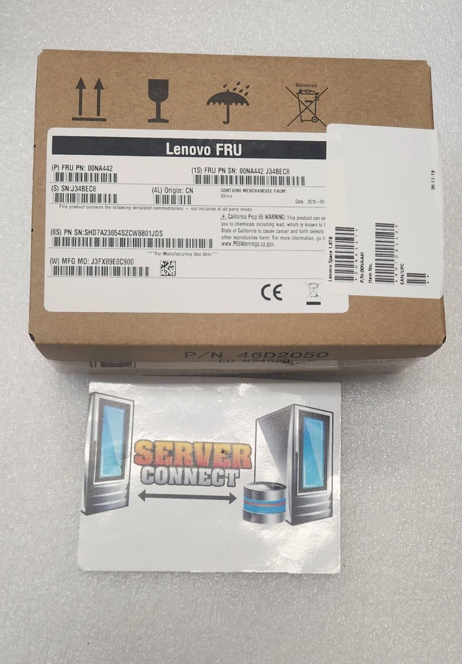 00NA441-  LENOVO 1.8TB 2.5" HS SAS G2HS 512E HARD DRIVE -- 00NA442 - Image 1 of 1