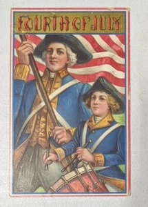 Postcard: Fourth of July Minutemen 4th UNP - Picture 1 of 2