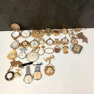 Relojes Colgantes Llavero Vintage Cuerda Manual REPUESTOS Y REPARACIONES x 25 - Imagen 1 de 11