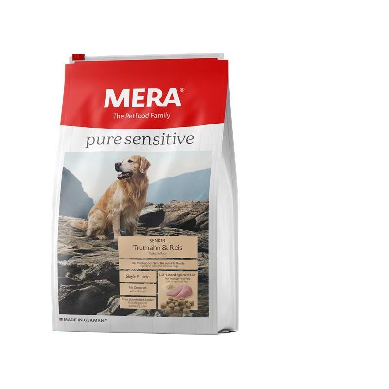 Mera Dog Pure Sensitive Senior Truthahn & Reis | 12,5kg Hundefutter - Bild 1 von 1