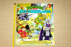 KIT TROQUELADO TMNT NINJA TURTLES "TORTUGAS NINJA" NEW Nº2 ED. ZINCO 1990 SPAIN - Imagen 1 de 10