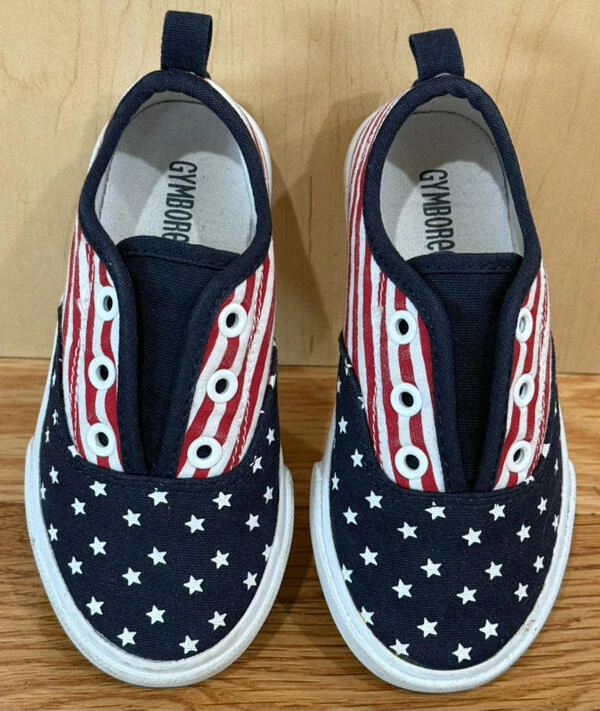 Tenis Gymboree 2017 Star Spangled Days Flag para niños pequeños talla 9 Foto 1 de 4