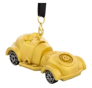 DISNEY PARKS RACERS CAR ""C3PO"" ADORNO DE NAVIDAD NUEVO CON ETIQUETAS, AUTÉNTICO - Imagen 1 de 1