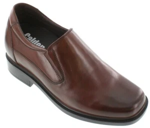 Calden K31713-8.4cm Ascensor Altura Aumento Marrón Oscuro Mocasines - Imagen 1 de 5