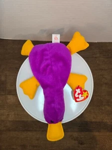 Patti the Purple Platypus TY Beanie Babies 1993 - Imagen 1 de 5