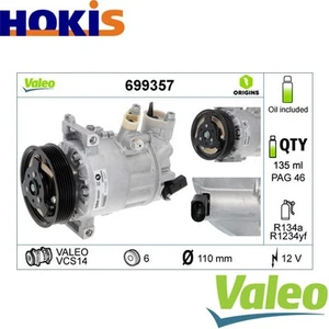 COMPRESSOR AIR CONDITIONING 699357 FOR VW PASSAT/B7/B6/CC/ALLTRACK/B8/Van EOS - Picture 1 of 9
