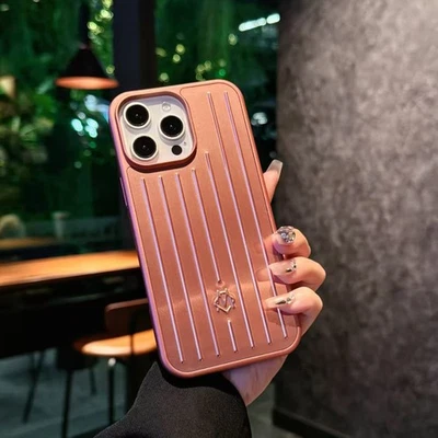 Funda RIMOWA para iPhone 15 Pro Max 15 Pro 15 Aluminio Cubierta Teléfono Multicolor Foto 1 de 4