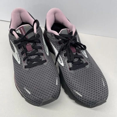 Zapatos para correr Brooks 9.5 Adrenaline GTS 22 para mujer negros rosas (faltan plantillas) Foto 1 de 4