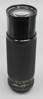 SOLIGOR 95-310 mm f/5.6 ZOOM + OBIETTIVO MACRO adatto a CANON FD AE-1 A-1 F-AT1 T90 FTB F-1 - Immagine 1 di 4