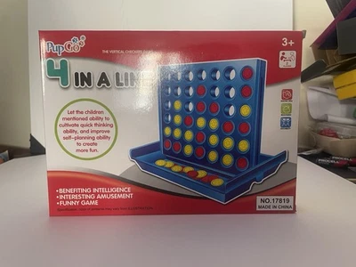 4 in a Row Game - 6 Spare Discs Included, Classic Board Game for Kids, Classic - Image 1 of 4