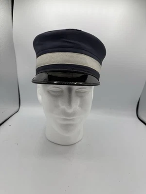 William Scully Montreal Band Uniform Cap 6 7/8 Navy Blue Visor Hat Canada - Image 1 of 4