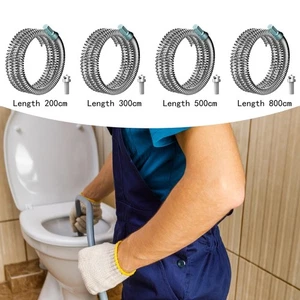 Abflussschlange Kabel Flexible Ablaufschnecke Kabel für Bad Dusche Waschbecken WC - Bild 1 von 20