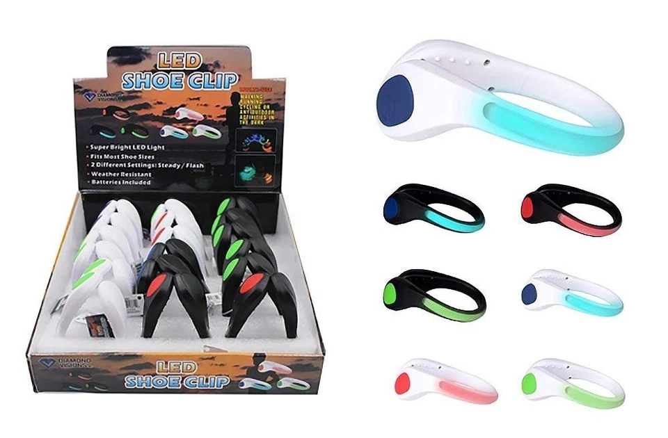 Diamond Visions 08-1861 LED Shoe Clip MultiPack (2 LED Shoe Clips) - Image 1 of 1