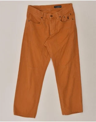 JECKERSON Mens Straight Casual Trousers W32 L26 Brown Cotton AO08 - Image 1 of 3