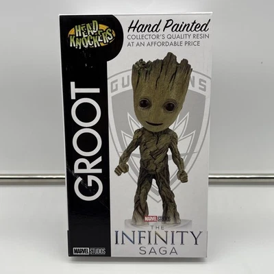 Neca Groot Head Knocker Resin Statue Avengers Infinity War Bobblehead Marvel New - Image 1 of 4