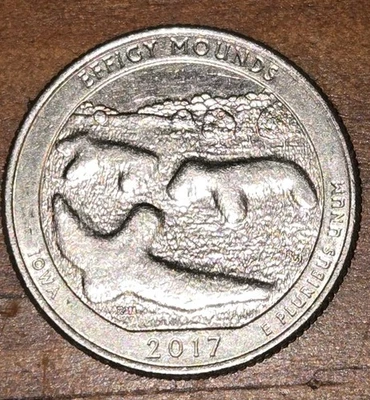 2017 D Effigy Mounds National Park Quarter IOWA - Image 1 of 4
