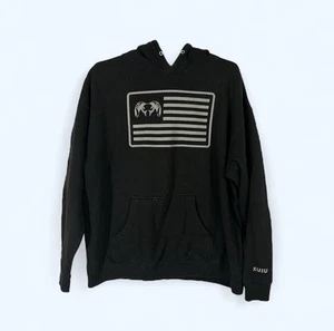 KUIU Pullover Flag Hoodie Sweatshirt Mens XL Black - Picture 1 of 8