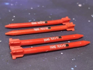 G.I. Joe Cobra FANG V1 Misiles Lote Vehículo Accesorio Hasbro 1983 Piezas - Imagen 1 de 5