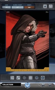 Star Wars Card Trader Original Art Shin Hati by Uzuri Art Epic - Picture 1 of 2