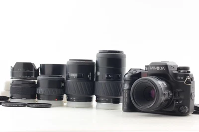 5 Lens set [N.MINT+] Minolta α-9 a-9 Maxxum Dynax Film Camera Body From JAPAN - Image 1 of 4