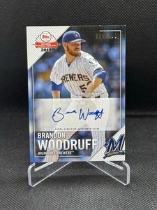 2019 Topps National Baseball Card Day Auto /400 Brandon Woodruff #AU-BW Brewers - Bild 1 von 1