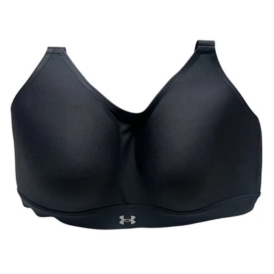 UA Under Armour High Support Sports Bra Black 1X – MSRP $60 NWT - Image 1 of 4