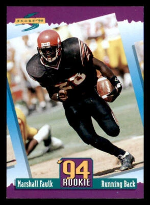 1994 Score #277 Marshall Faulk RC - Image 1 of 2